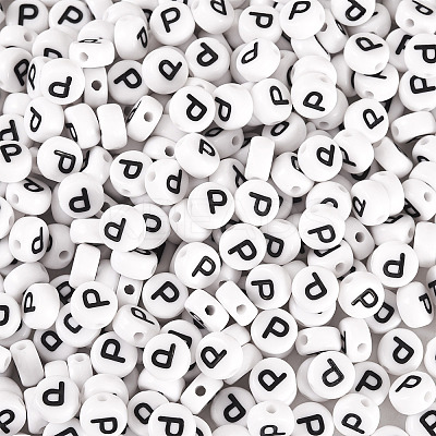 500Pcs Acrylic Beads SACR-TA0001-55P-1