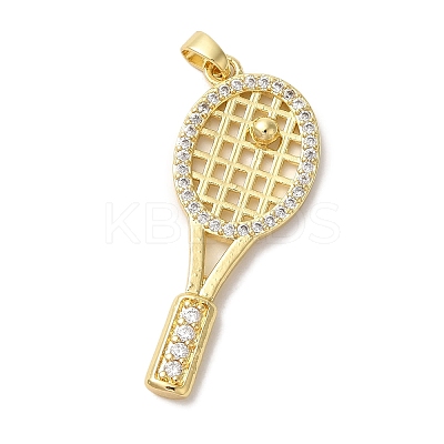 Brass Micro Pave Cubic ZircBrass Micro Pave Cubic Zirconia Pendants KK-S391-08G-01-1