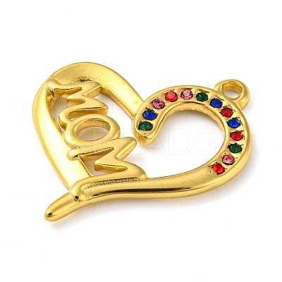 Ion Plating(IP) Real 18K Gold Plated 304 Stainless Steel Rhinestone Pendants STAS-P341-11G-02-1