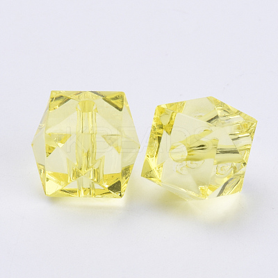 Transparent Acrylic Beads TACR-Q259-8mm-V21-1