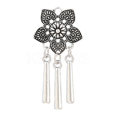 Tibetan Style Alloy Big Pendants AL-CBAAECB-02AS-B-1