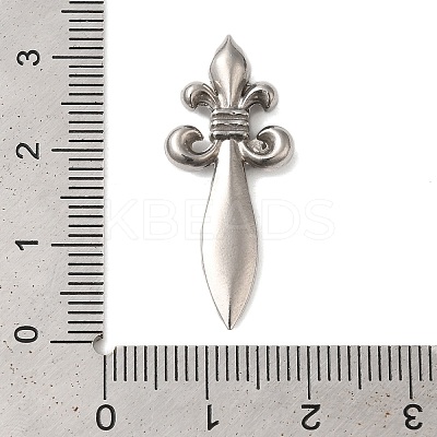 Non-Tarnish 304 Stainless Steel Pendants STAS-N103-38P-1