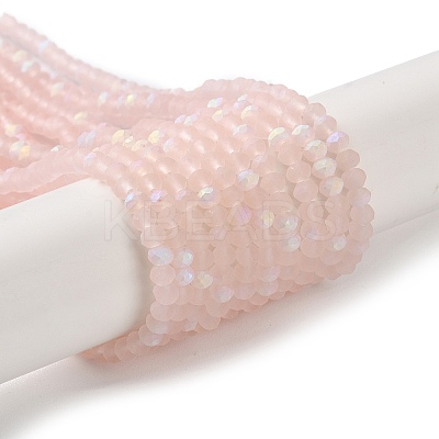 Imitation Jade Glass Beads Strands EGLA-YW0003-19A-19-1
