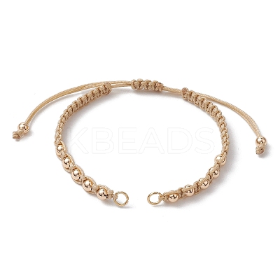 Polyester Braided Bead Bracelet Making AJEW-JB01250-03-1