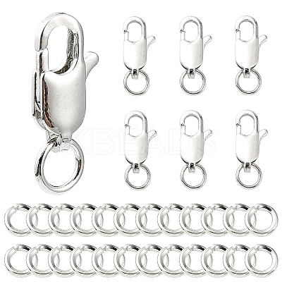 Brass Lobster Claw Clasps DIY-YW0009-37P-1