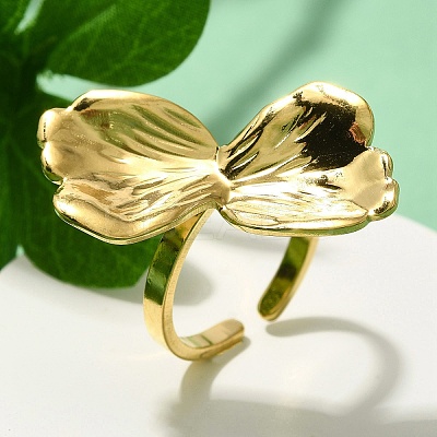 304 Stainless Steel Open Cuff for Women RJEW-B109-02G-03-1