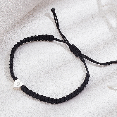 1Pc Adjustable Nylon Cord Braided Bracelets for Women Men BJEW-LP0001-34B-P-1