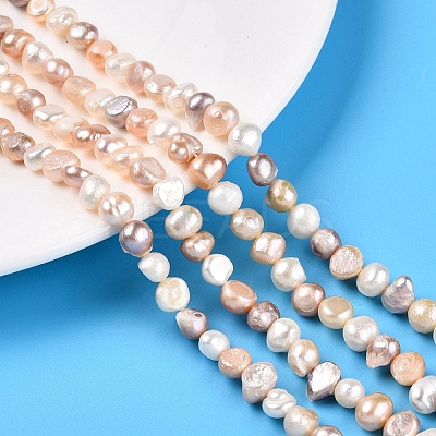 Natural Cultured Freshwater Pearl Beads Strands X1-PEAR-T003-10-1