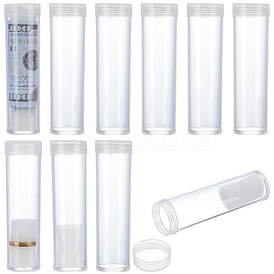 Column Plastic Coin Collections CON-WH0115-05B-1