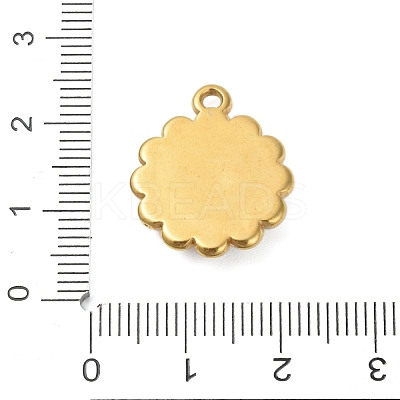 304 Stainless Steel Enamel Pendants STAS-K303-02A-G-1