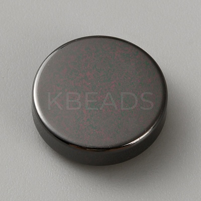 Flat Round Brass Button Covers Settings KK-WH0079-193A-B-1