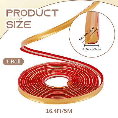 PVC Self-Adhesive Flexible Molding Trim DIY-WH20007-40F-02-1