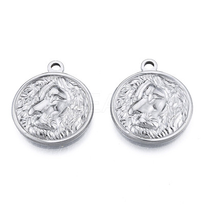Non-Tarnish 201 Stainless Steel Pendants STAS-N098-200P-1
