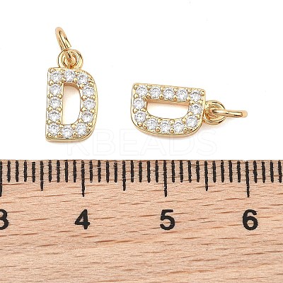 SHEGRACE Brass Micro Pave Clear Cubic Zirconia Pendants XGRQ29380-394G-D-1