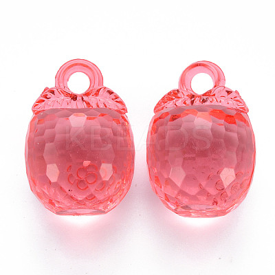 Autumn Theme Transparent Acrylic Pendants TACR-T024-04B-1