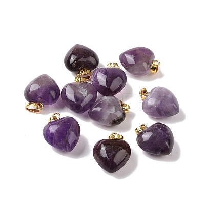 Natural Amethyst Pendants X-G-I311-A18-G-1