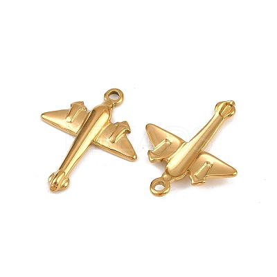 304 Stainless Steel Pendants STAS-G357-05G-01-1