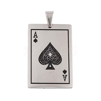 Non-Tarnish 304 Stainless Steel Pendants STAS-K283-06P-1