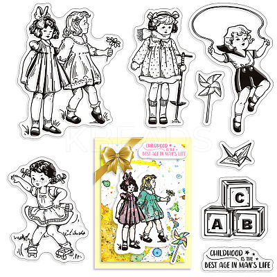 Custom PVC Plastic Clear Stamps DIY-WH0448-0148-1