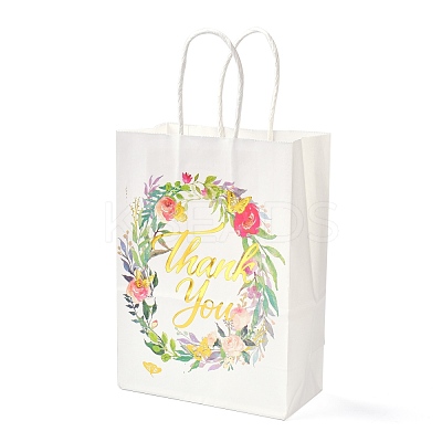 Gold Stamping Rectangle Paper Bags CARB-B002-01B-1