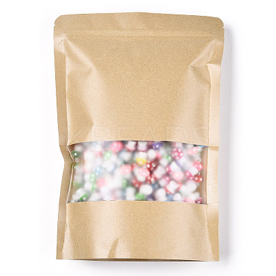 Resealable Kraft Paper Bags OPP-S004-01D-1
