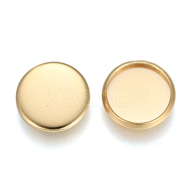 304 Stainless Steel Plain Edge Bezel Cups STAS-E460-10G-10MM-1