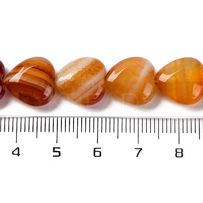 Natural Red Agate Beads Strands G-I372-A03-01-1