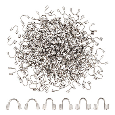 300Pcs 3 Styles 304 Surgical Stainless Steel Wire Guardian and Protectors STAS-AR0002-29-1