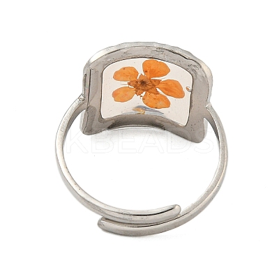 Brass Adjustable Rings for Women RJEW-G265-10P-1