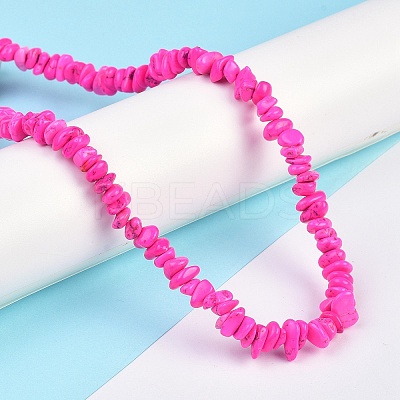 Natural Magnesite Beads Strands X-TURQ-P001-02A-09-1