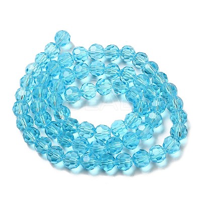 Transparent Glass Beads EGLA-A035-T8mm-D08-1