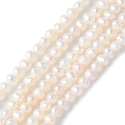 Natural Cultured Freshwater Pearl Beads Strands PEAR-I007-07K-04-1