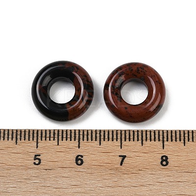 Natural Mahogany Obsidian Pendants G-G202-07I-1