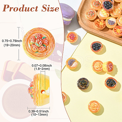 30Pcs Opaque Acrylic Beads SACR-CJ0011-89-1