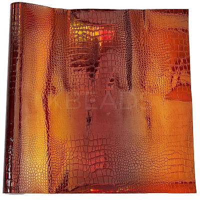 Laser Crocodile Pattern PVC Leather Fabirc FIND-WH20026-011O-1