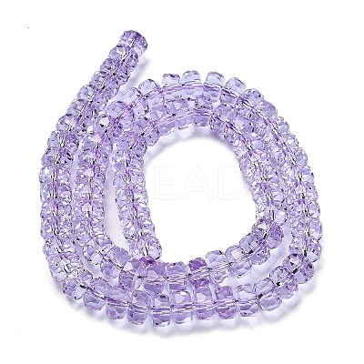 Transparent Glass Beads Strands EGLA-K071-05A-1