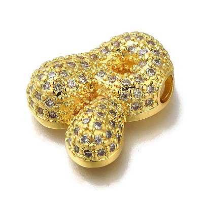 Brass with Cubic Zirconia Pendants KK-Q818-02R-G-1