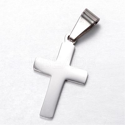 Tarnish Resistant 304 Stainless Steel Pendants STAS-G080-07P-1