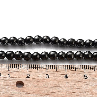 Non-Magnetic Synthetic Hematite Beads Strands G-H1624-4mm-AB-1