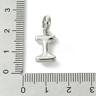 Rack Plating Brass with ABS Plastic Pearl European Dangle Charms KK-G501-02I-P-1