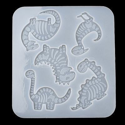 Dinosaur Skeleton DIY Silicone Pendant Molds LS-SIMO-H012-01B-1