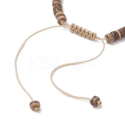 Shell and Coconut Bead Bracelets for Women BJEW-JB11515-1