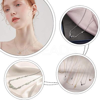 Trendy Unisex 304 Stainless Steel Cable Chain Necklaces STAS-UN0003-39P-1