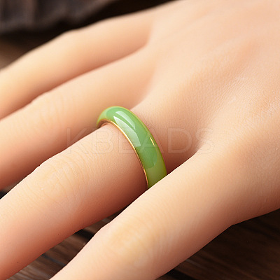201 Stainless Steel Enamel Finger Rings FS-WGF3AA7-01-1