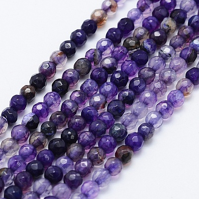 Natural Agate Beads Strands X-G-E469-12J-1