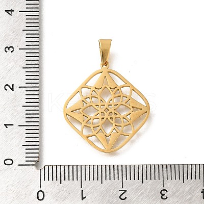 304 Stainless Steel Pendants STAS-S144-05G-B-1