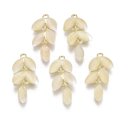 Cat Eye Pendants KK-R129-03-1