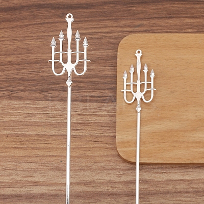 Alloy Hair Comb Findings PW-WG54776-01-1