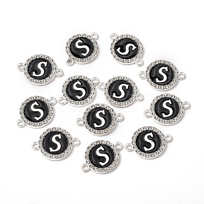 Alloy Enamel Links Connectors ENAM-TAC0003-01S-02S-1