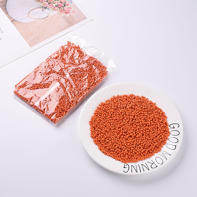 Baking Paint Glass Seed Beads SEED-US0003-3mm-K4-1